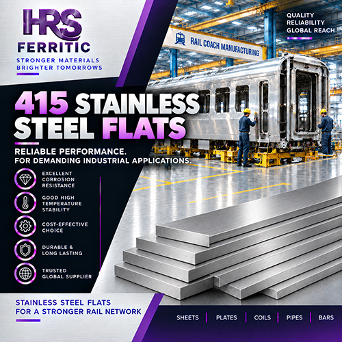 415  Stainless Steel Flats