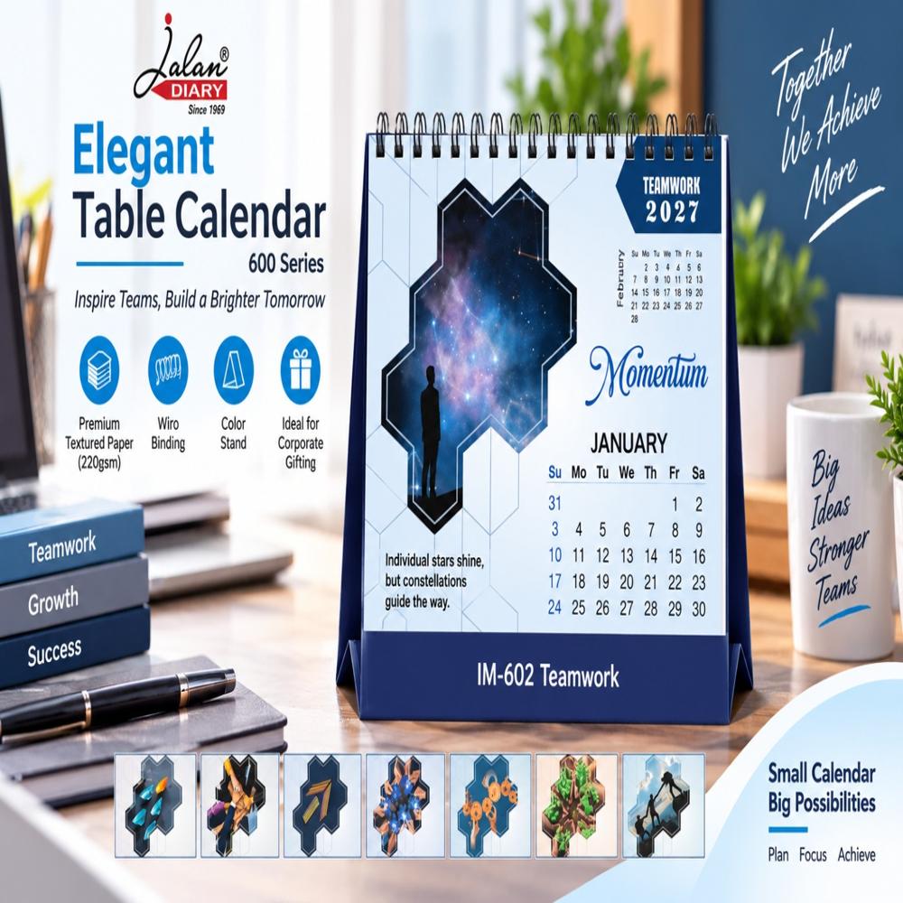 Jalan IM-602 Elegant Table Calendar 