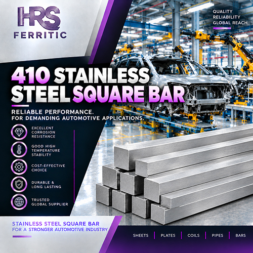 410 Stainless Steel Square Bar