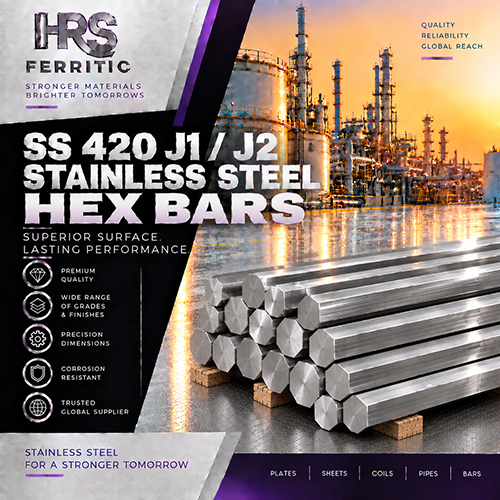 SS 420 J1-J2 Stainless Steel Hex Bars