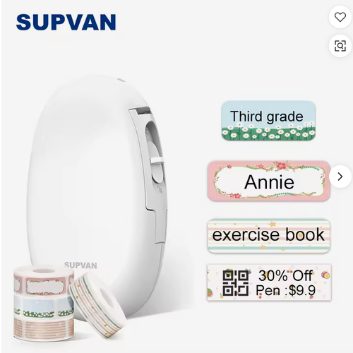 E10 Portable Label Maker Mini Thermal Color Printer