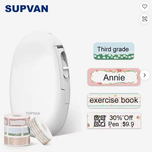 SUPVAN E10 Handheld Printer Impresora De Etiquetas Pocket Printer