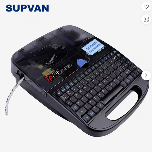 Supvan Tp70 Panel Electrical Wire Id Cable Heat Shrink Printing Machine Tube Label Printer