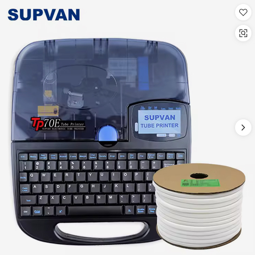 Supvan Tp70 Wire Printers Tube Marker Cable Label Maker Heat Shrink Tubing Printer