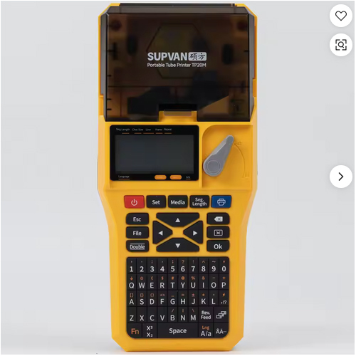SUPVAN TP20M Handheld Portable Tube Printing Machine for Wire Marking and Industrial Labeling