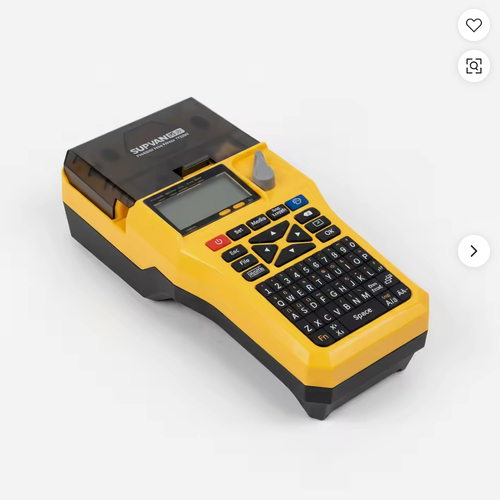 SUPVAN Portable TP20M Handheld Tube Printer for Control Panel Wire Identification and Equipment Labeling