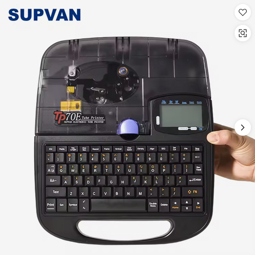 SUPVAN Heat Shrink Tube Printer TP70E Handheld Cable Tube Printer Wire Maker Printer Desktop PVC TUbe Printer