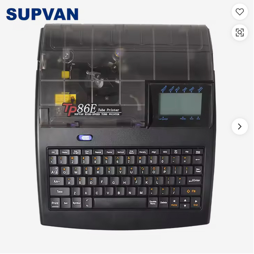 SUPVAN TP86E Industrial Wire Marker Printer for Tube Heat Shrink Label Plate Printing with PC Connection