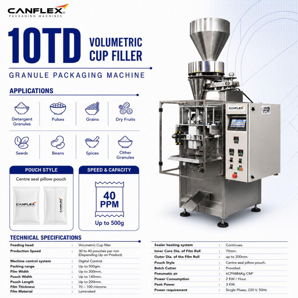 Automatic Granules Packing Machines - Application: Sugar