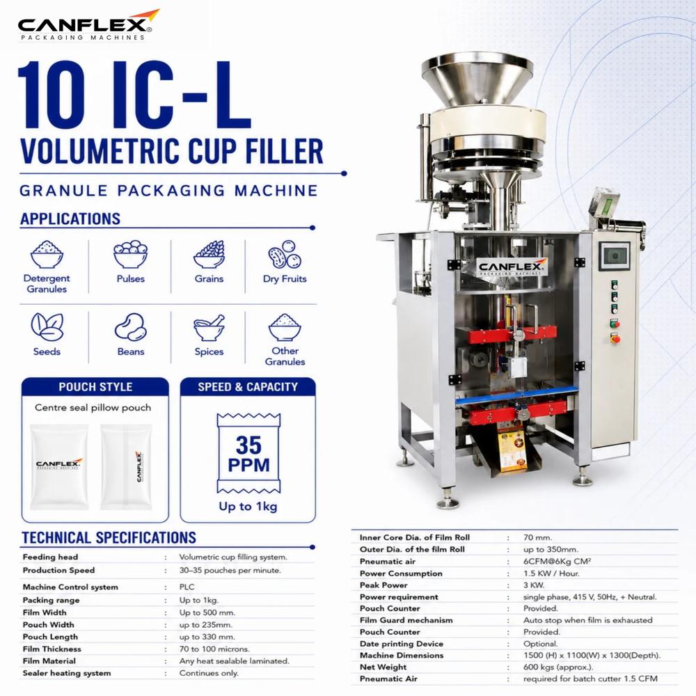 CANFLEX 10 Ic L Granule Packing Machine