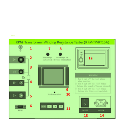 TWRT 20A - KPM Winding Resistance Tester For Transformer