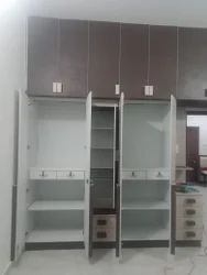 Modular Wardrobe With Open Shelves