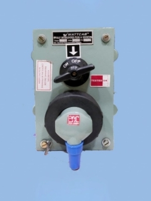 30A 440V Three Phase Fully Interlocked Switch Socket Unit Ms Enclosure Conforming To Is 13947 Ip 65 - Application: Machinery