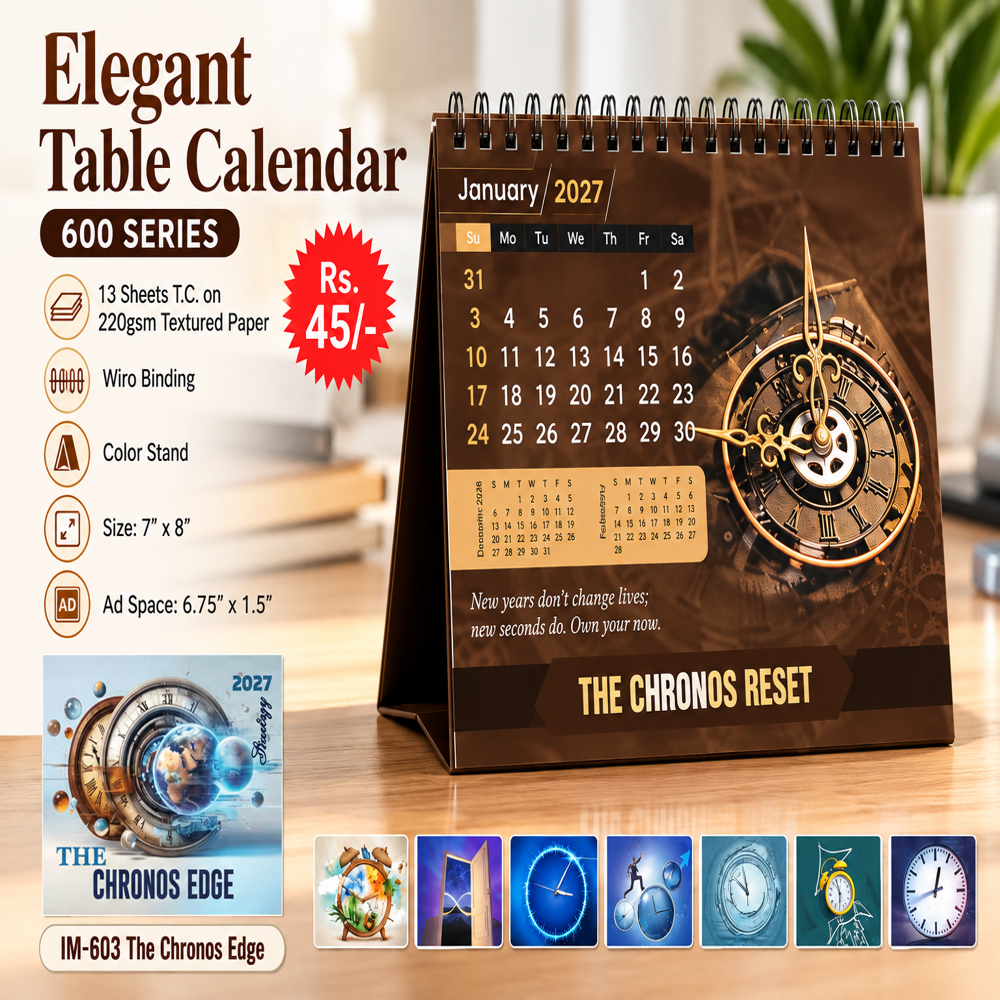 Jalan IM-603 Elegant Table Calendar 