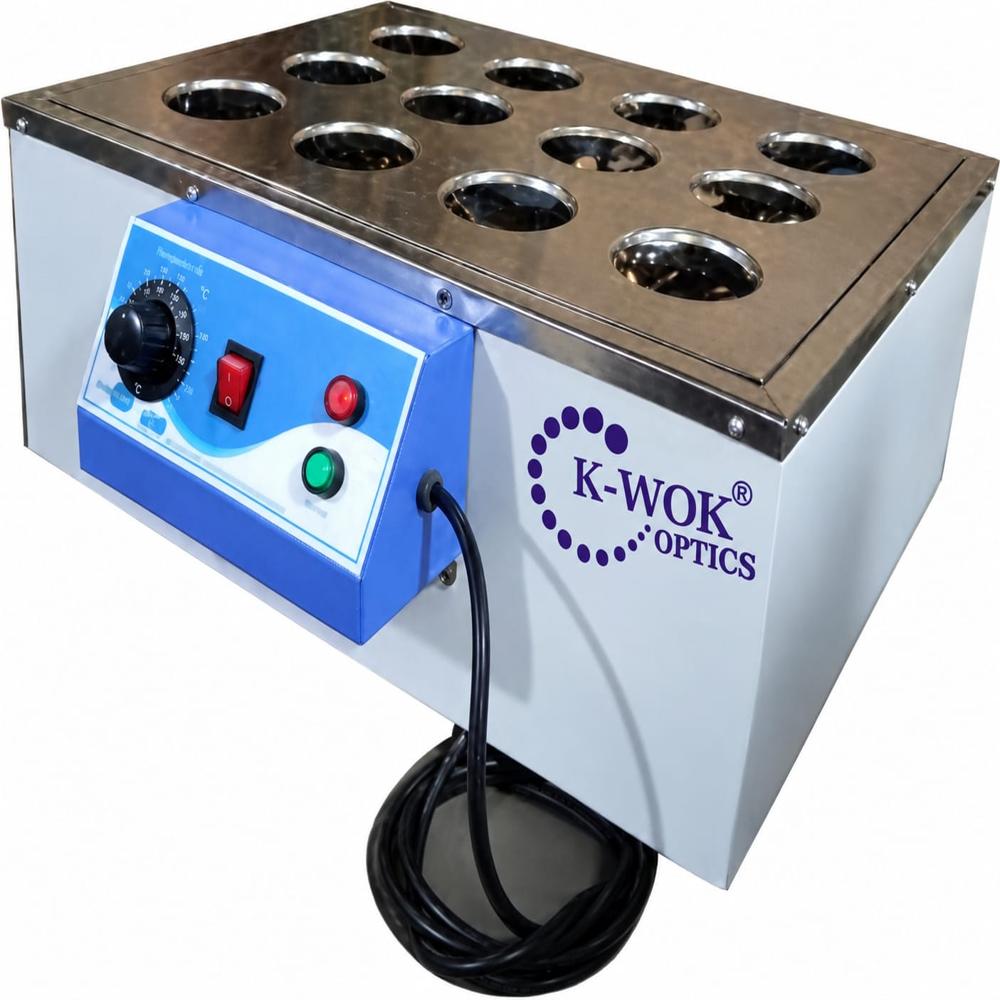 K-Wok Laboratory Water Bath 12 Holes - Accuracy: 0.1C To 90 C-100C °C