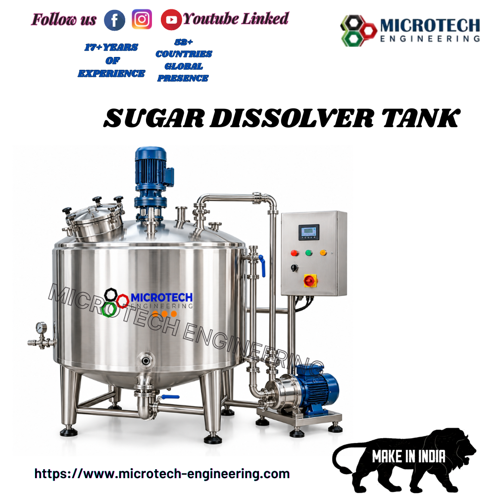 SUGAR DISSOLVER TANK