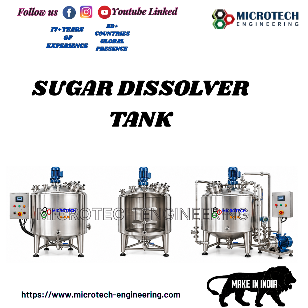 SUGAR DISSOLVER TANK