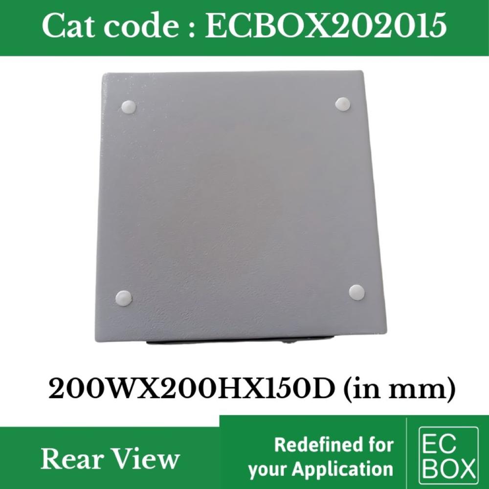 Sheet Metel Enclosure 200Wx200Hx150D - Color: Light Grey