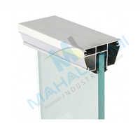 MI2-126 35 x 70 1 Sside Led Pipe Aluminium Hand Rail