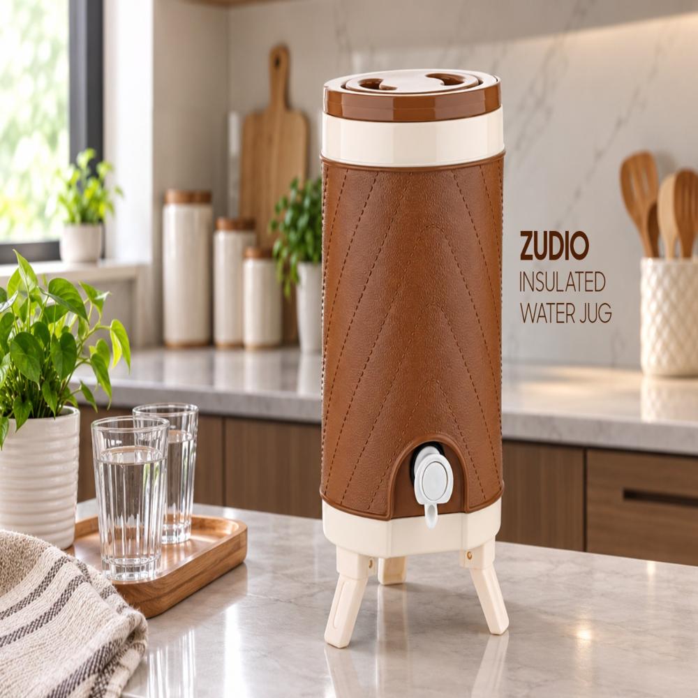 Zudio 5000 Insulated Water Jugs - Shape: Round