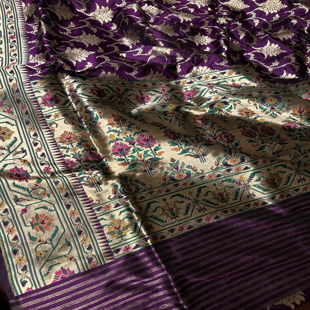 Raatrani Paithani Silk Saree