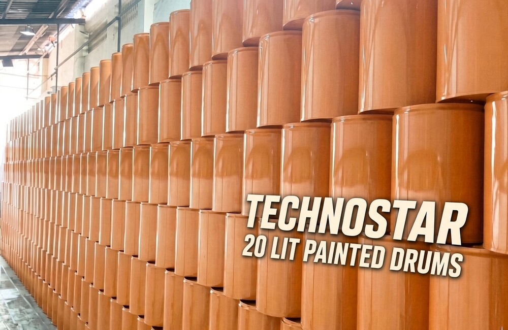 20 Ltr Painted Metal Drum