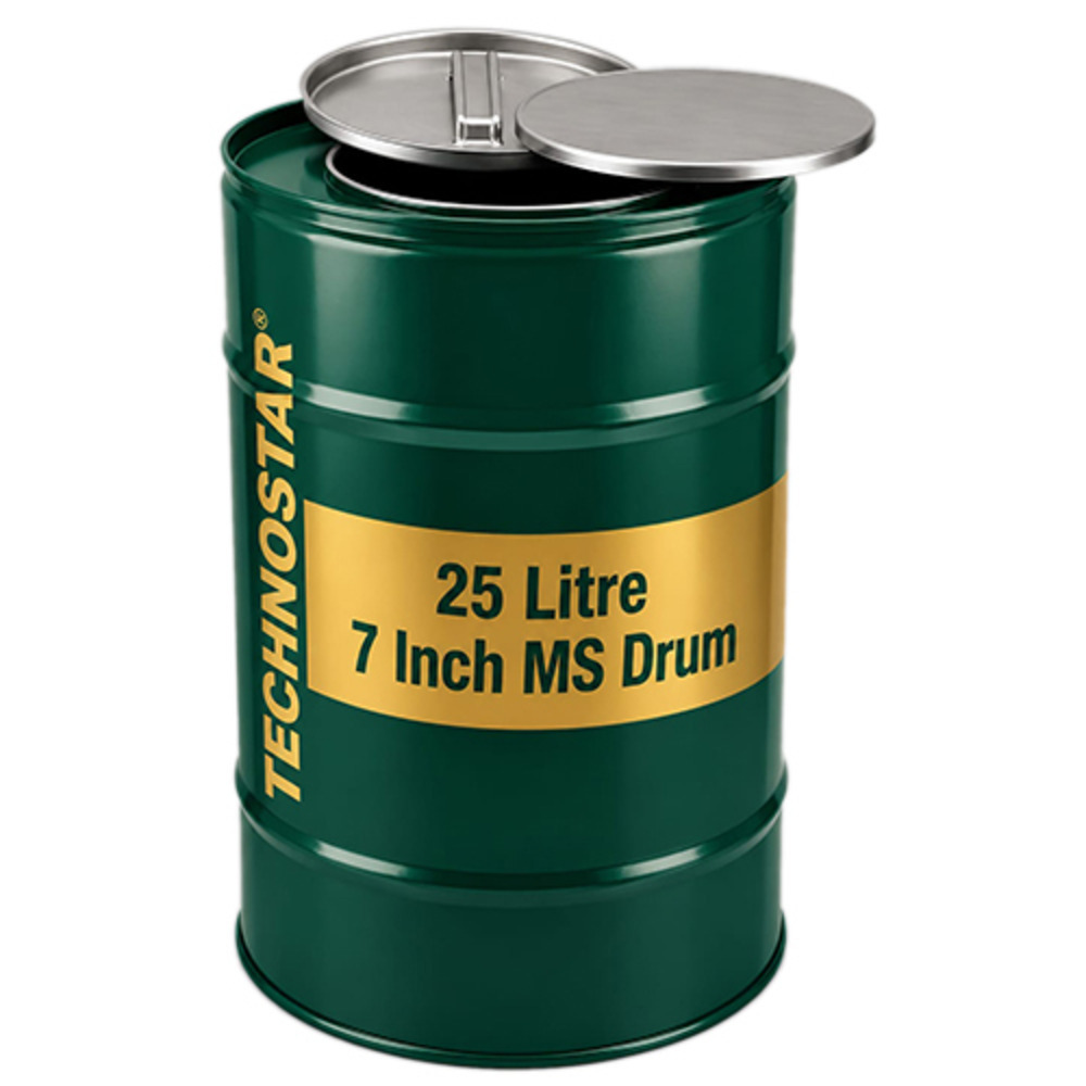 25 Ltr 7 Inch Ms Drum - Color: Dark Blue / Black (As Shown)