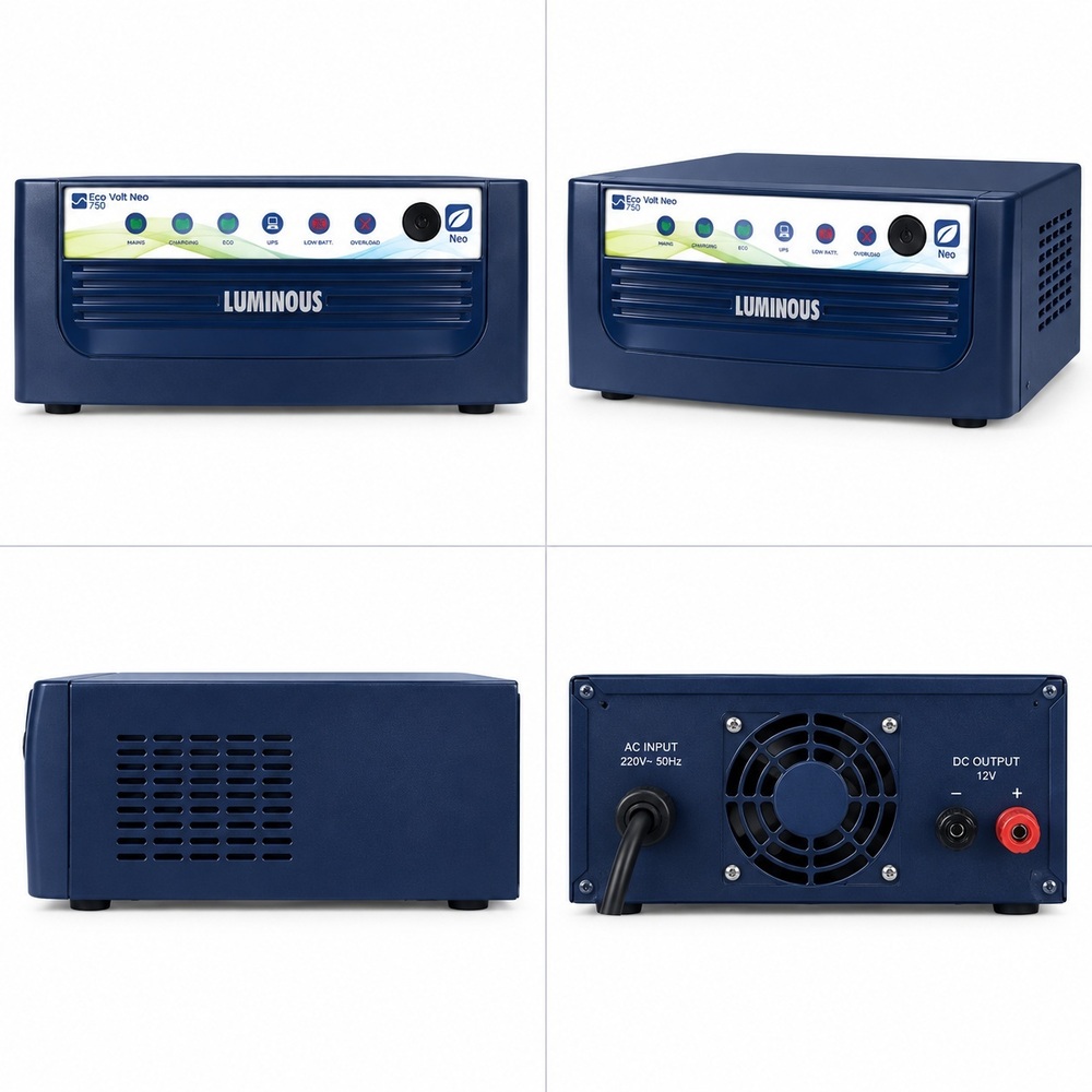Luminous Eco Volt Neo 750 Inverter - Color: Blue