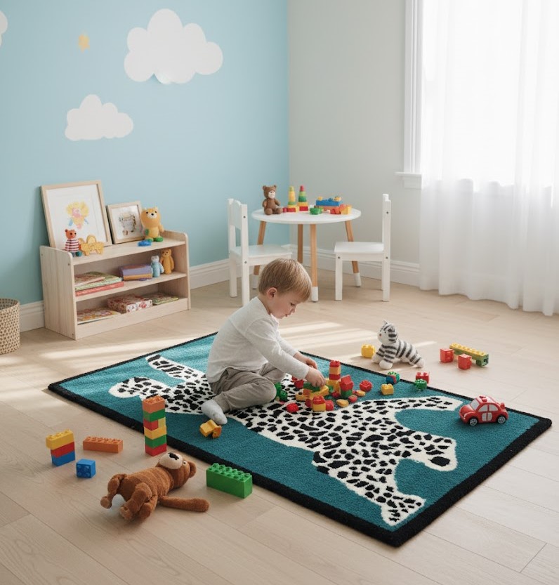 Animal Hand Tufted Wool Rugs Wholesale Export Manufacturer Custom Design
