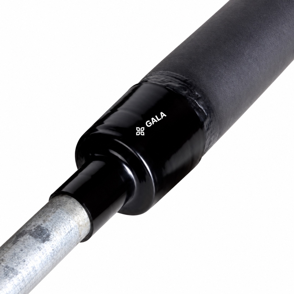 Heat Shrink Pre-insulated Pipe Sealing Cap - Single And Double Outlet (Gppc) - Color: Black