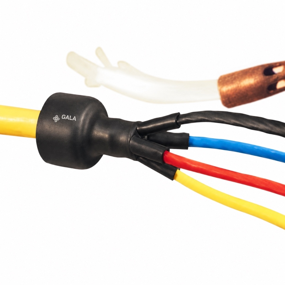Heat Shrink Lv Cable Breakout 2 To 7 Core Up To 1.1 Kv (Insulcore) - Application: Sealing The Crutch Of Multi-core Pvc
