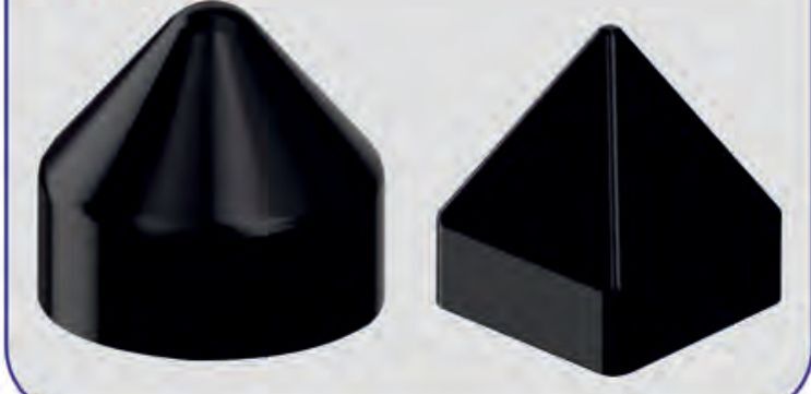 PVC Pole Cap and Dock Pile Cap - Round and Square (GRPC / GSPC)