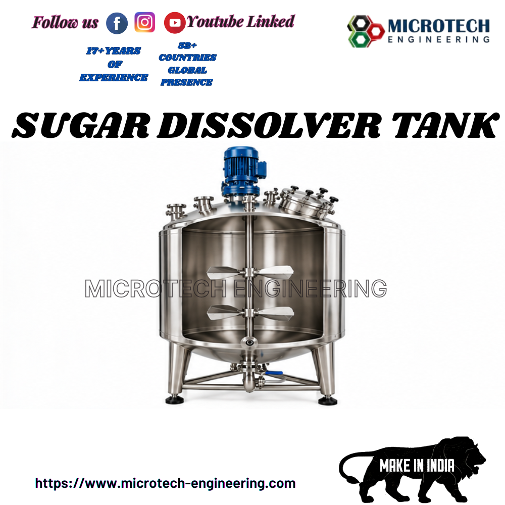 SUGAR DISSOLVER TANK