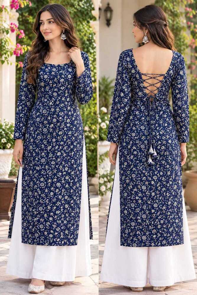 Long Kurti Floral Print