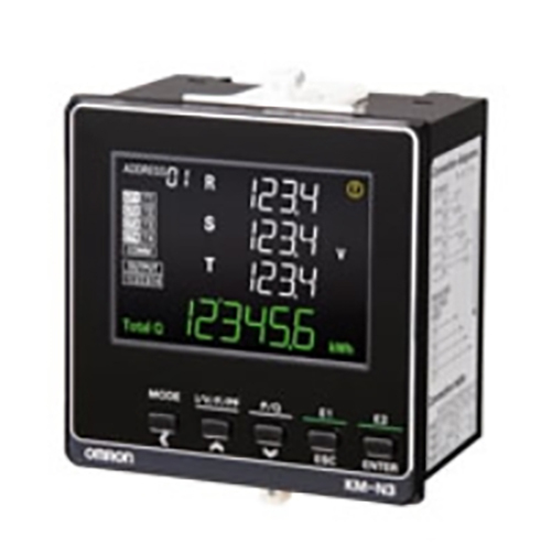 Basic Energy Meters - Omron KM-N3-FLK On Panel Energy Meter