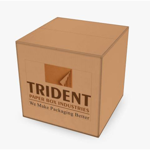 Printed Corrugated Packaging Box - Color: Brown