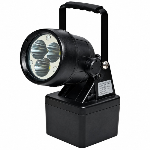 Led Explosion Proof Rechargeable Work Light - Color: Black