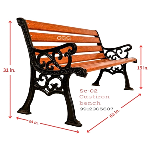 Cast Iron Bench - Brand Name: Custom/As Per Requirement