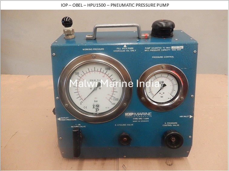 IOP - OBEL - HPU1500 - PNEUMATIC PRESSURE PUMP