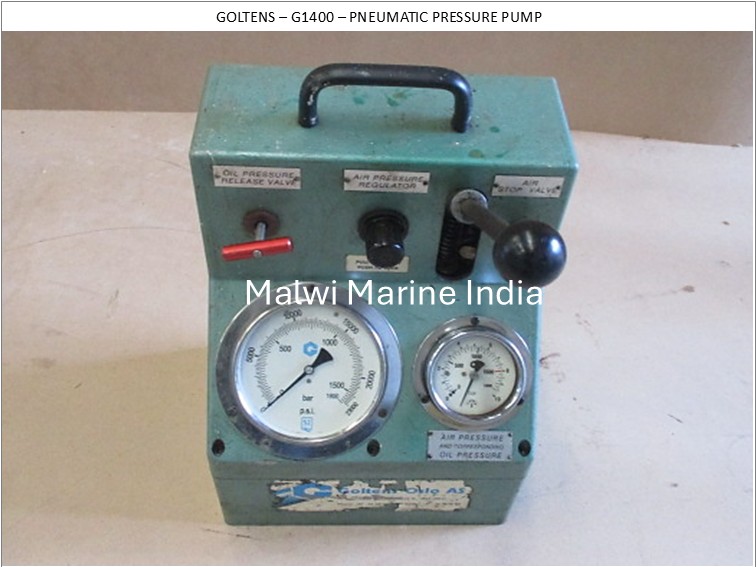 GOLTENS - G1400 - PNEUMATIC PRESSURE PUMP