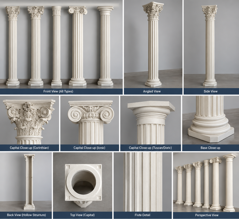 Premium Quality GRC Columns