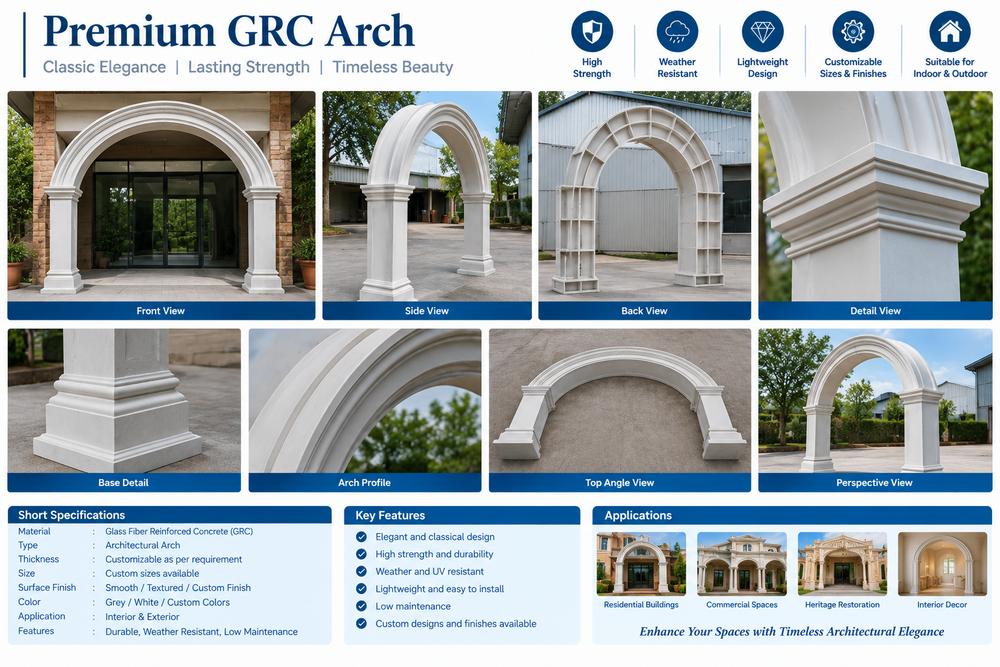 Premium GRC Arch