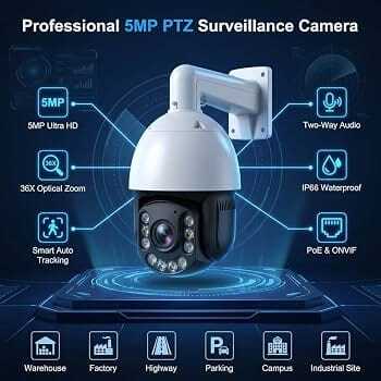 5MP 36X PTZ Surveillance Camera