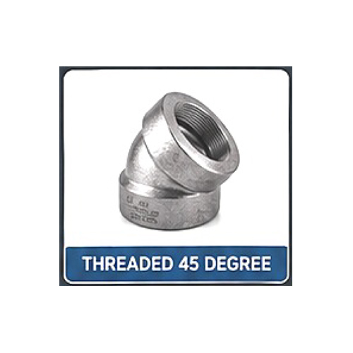 SS 45 Degree Threaded Elbow