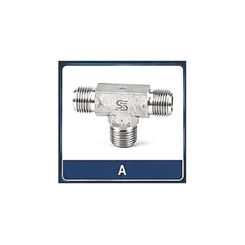 Stainless Steel Male Tee Hydraulic Fitting