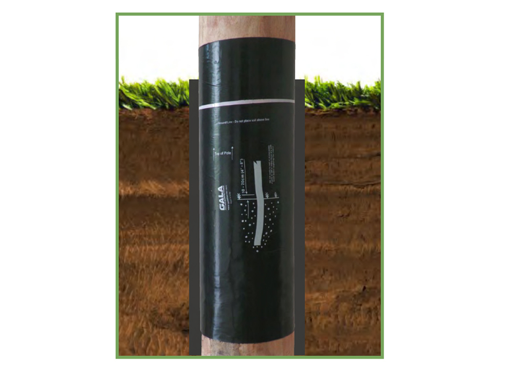 Heat Shrink Pole Protection Tube for New Wooden Poles (GPPT)