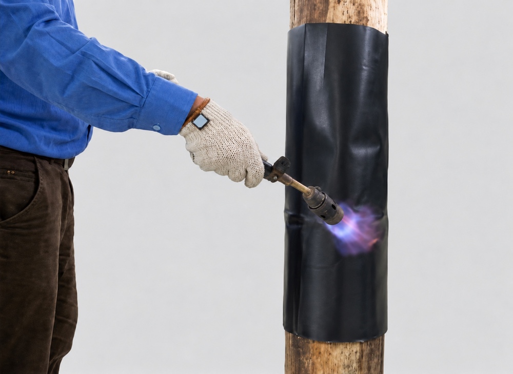 Pole Protection Sleeve for Wooden Poles - Wrap Type (GPPS)