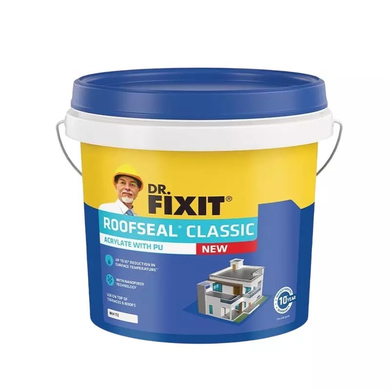Dr Fixit ROOFSEAL CLASSIC NEW Roof Waterproof Coating Chemical