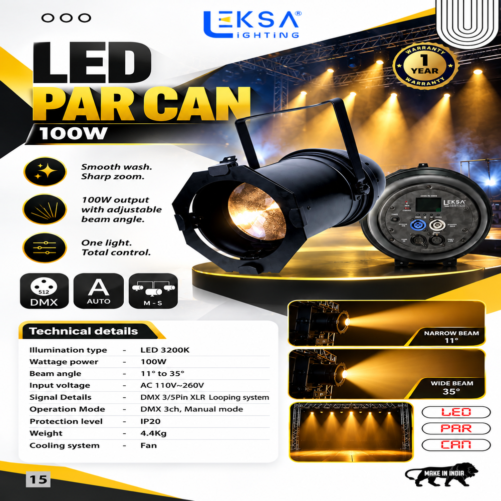 100w LED Par Can Stage Light