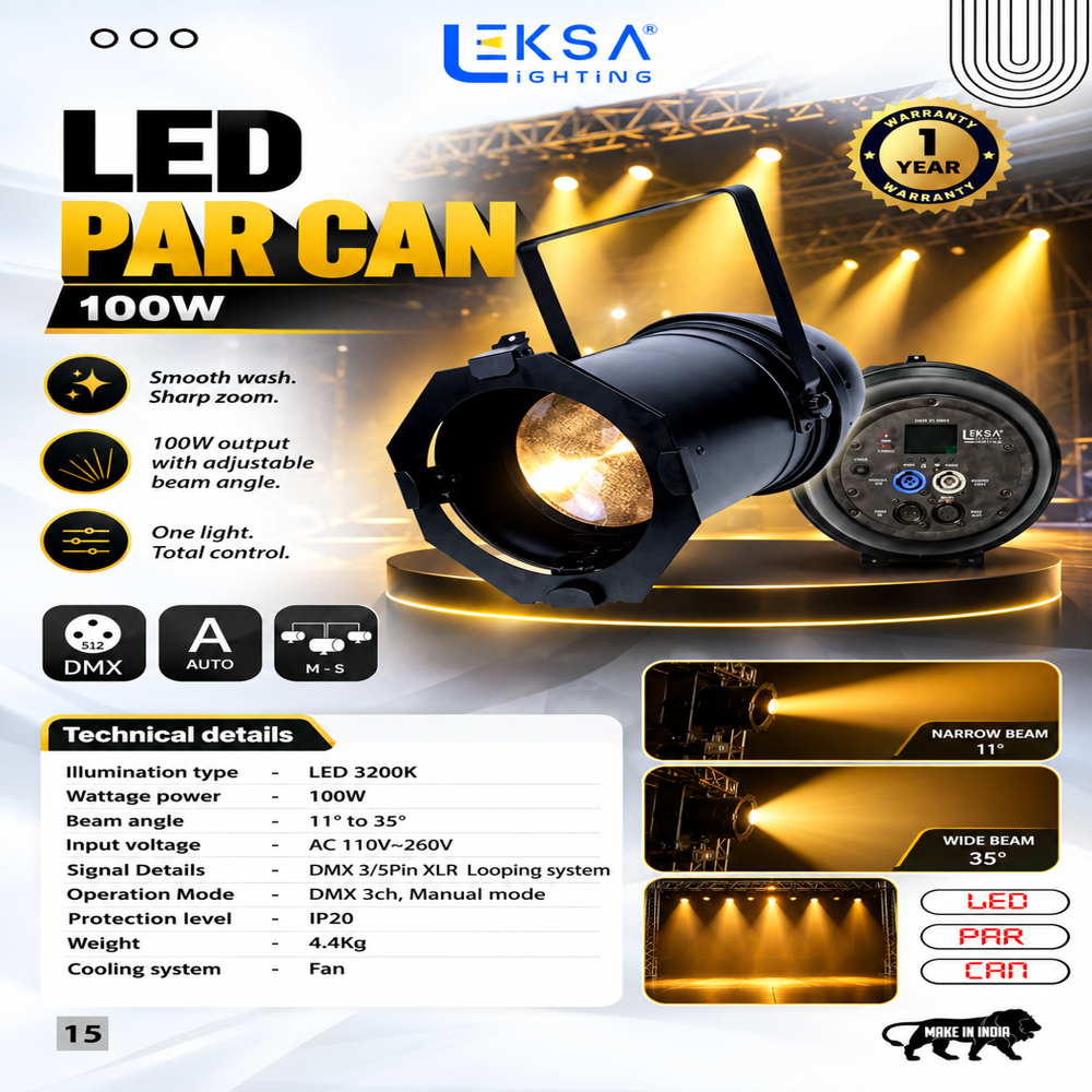 100w LED Par Can Stage Light